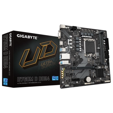 Mainboard Gigabyte B760M D DDR4 (rev. 1.0) | Intel B760, Socket 1700, Micro ATX, 2 khe DDR4